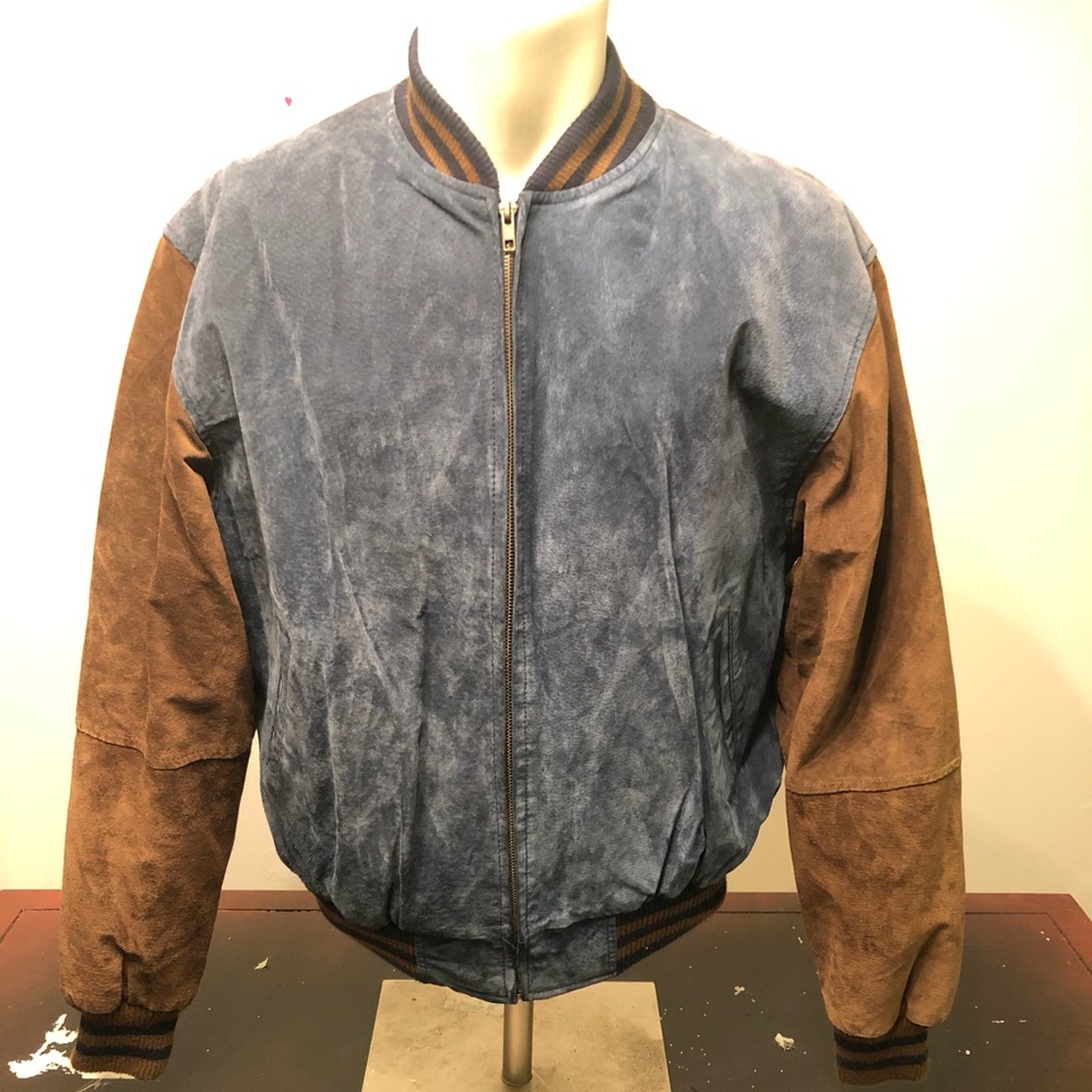 Multi fabric bomber